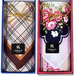 선물케이스 포장 남여 손수건 (각1매) SW0200 WD411B5