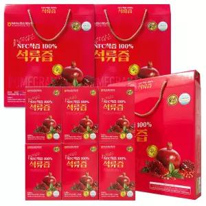 더존건강 NFC 착즙 100% 석류즙 석류착즙액 2100ml (70ml x 30포) 3개