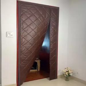 외풍차단 깔깔이방풍비닐 현관문 겨울문풍지 누빔 보온커튼