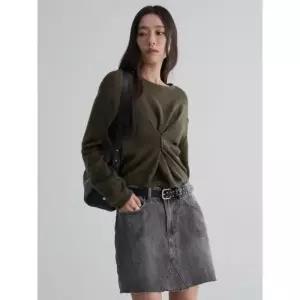 8seconds 카디건 레이어드 풀오버 카키