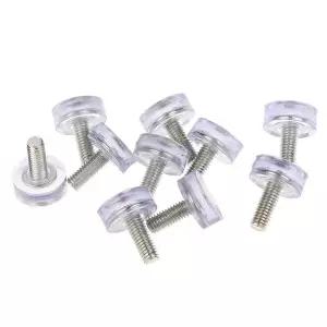 투명 철 플라스틱 가구 테이블 의자 다리 발 조절 가능 레벨러 글라이드 슬라이드 패드 M6 M8 나사 미끄럼