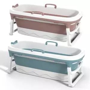 BAZE 덮개미포함 이동식욕조 홈스월드 중형 반신욕기 성인접이식욕조