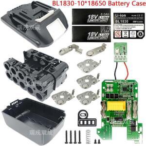 Makita호환  18V 리튬 배터리 쉘 하우징 홀더 PCB 충전 보호 회로 기판 플라스틱 케이스 용 전동 공구 액세