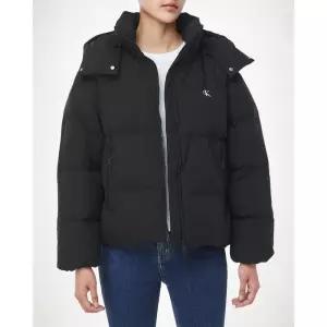 캘빈클라인 진 여성 글 립스탑 미드 랭스 후드 다운47D568G-UB1 1701119