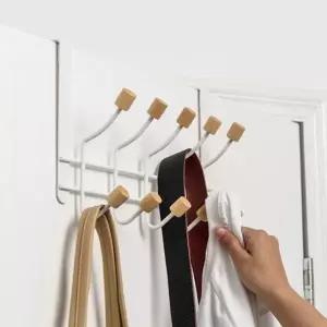 2단 도어훅 옷걸이 바지 모자 가방 벽 걸이 행거 헹거 (KYR-W9BBC51)