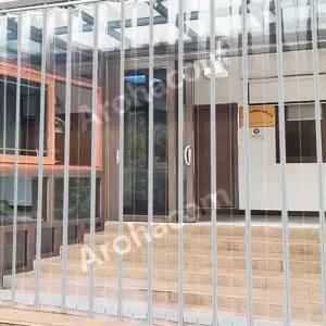 투명커튼 투명 자바라 도어 접이식 우레탄 바람 pvc 커텐