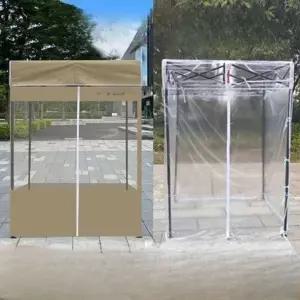간이 투명 접이식 천막 비닐 조립식 캐노피 야외용 부스 소형 텐트 이동형