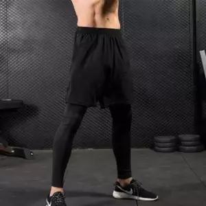 남성 워터레깅스 쫄바지 레깅스 반바지 일체형 하의