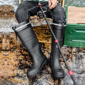 철판 뱀장화 안전화 낚시 방지 물림 장화 미끄럼 작업 스틸
