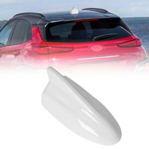 AMSPRAC 샤크 핀 안테나 커버, 현대 코나 2018 2019 2020 2021 2022 2023,96210-J9300, 루프 탑퍼 커버 교체, 흰색, 칩 없음