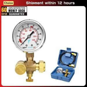 질소 가스 충전용 6Mpa 압력 게이지 키트 유압 브레이커 해머 장치 측정 모니터 액세서리
