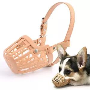 강아지입마개 애견 입마개 4호 강아지 개 짖음방지 플라스틱 외출용