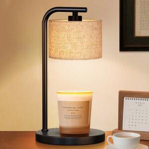 타이머가 있는 캔들 워머 램프: 병 캔들을 위한 디밍블 램프 - 여성 엄마를 생일 하우스 워밍 선물 전구 2개가 달린 침실 사무실 주방을 새로운 홈 데코