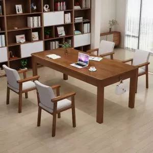 거실 가족 책상 공부방 스터디 나무색 테이블 카페 긴 넓은 공부 데스크 30x8