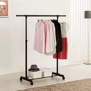 고품질 슈마켓 스마트홈 UPGRADE 이동식행거 1단 D 옷집게 원목옷걸이 옷정리 플라스틱옷걸이 WFISFCK