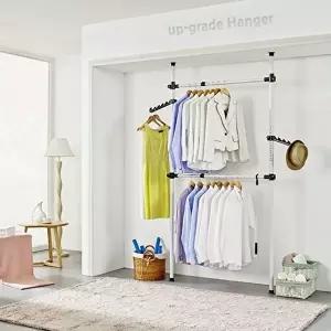 고품질 슈마켓 스마트홈 UPGRADE 행거 802 옷집게 원목옷걸이 옷정리 플라스틱옷걸이 행거걸이 WFISFCY