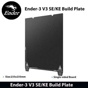 Creality Ender-3 V3 SE/KE PC 질감 빌드 플레이트 235x235mm 단면 프린터 플랫폼 액세서리