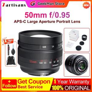 7artisans MF 50mm F0.95 APS-C 대구경 단초점 인물 사진 렌즈 (후지 XF  E/EF-M 마이크로 4/3 용)