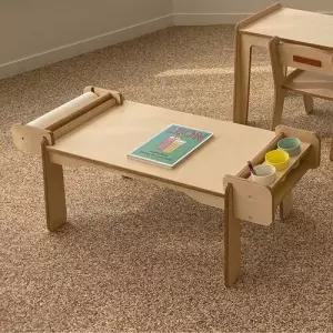 원목 아기 유아 미술 책상 테이블 좌식형