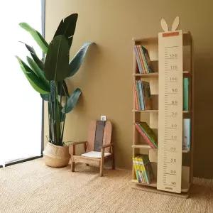 레빗 유아 아기 어린이 회전 책장 4단