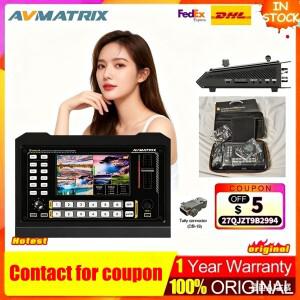 matrix Shark S6 비디오 스위처 6채널 HDMI-SDI 5인치 USB 디스크 카드· 레코드 믹서 PTZ 카메라 제어 라