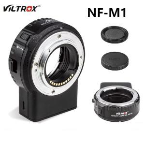 Viltrox NF-M1 자동 초점 렌즈 어댑터 링  F-마운트  올림푸스 BMPCC USB 펌웨어 업그레이드용 M4/3 카메라