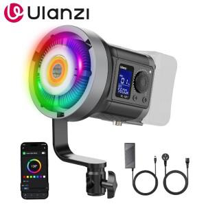 Ulanzi 120W COB 비디오 라이트 2700-6500K RGB 풀 컬러 사진 LED 필름 카메라 촬영 스트리밍용