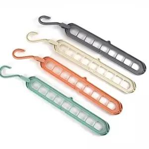 고품질 확장형 다용도 옷걸이 행거 9홀 공간 절약형 멀티 옷 정리 걸이 9구 공간활용 멀티 릴레이 WFITUKN