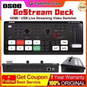 Osee GoStream Deck HDMI-USB2.0 비디오 믹서 스위처 캡처 카드 박스 NDI 업데이트 가능한 라이브 스트리밍