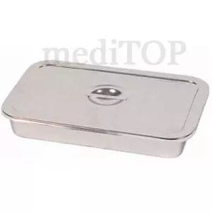 병원 의료용 스텐 사각 소독캔 뚜껑 트레이 밧드 수술실 드레싱용품