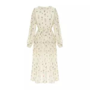 [롯데백화점]샐리 셔링 플라워 스트링 원피스_I6A-COP003