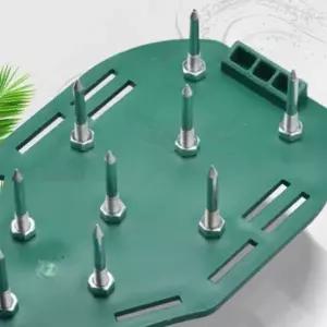 시멘트 작업 신발 부착 스파이크 바닥 미장 시공 도구 몰탈 표면 고르기 건축