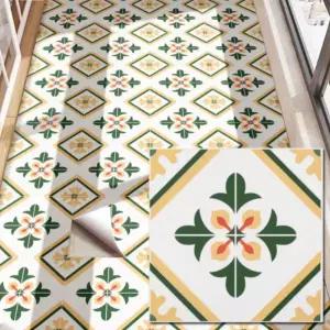 타일무늬장판 대리석무늬장판 인테리어 미끄럼방지 사각 붙이는 매트 PVC