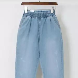 빅사이즈 배기 마담옷 데님 여성의류 구제 중년 WFK2GZZ