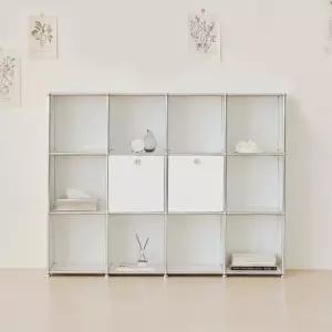 발렌 4X3 미드센츄리 모듈 책장 1600 3단 C3 (2도어)