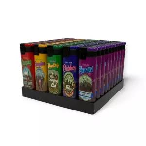 편의점 크라운 터보라이터 50개 (토치라이터), 5색상