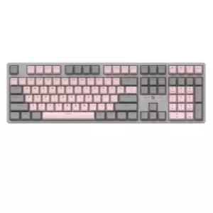 COX 게이밍 키보드 핑크 청축 이중사툴 ABS 키잠금