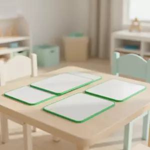 캐스B 자석보드판 6종세트 양면 미니 자석 칠판 휴대용 학습용 마그네틱 패드 화이트보드