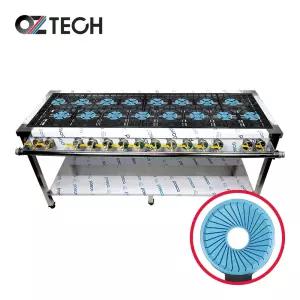 오즈테크 업소용 가스렌지 원형+일반상판 1800렌지 116화구 2.5세대 세라믹 간택기 LPG LNG(도시가스)