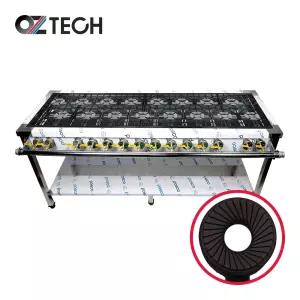 오즈테크 업소용 가스렌지 원형+일반상판 1800렌지 116화구 2.5세대 스텐 간택기 LPG LNG(도시가스)