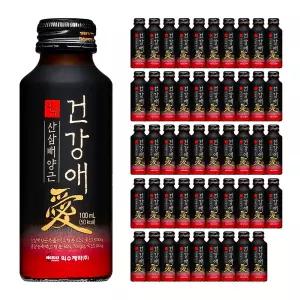 설 익수제약 건강애 산삼배양근 100ml 산삼진액 홍삼 인삼 10병 5개