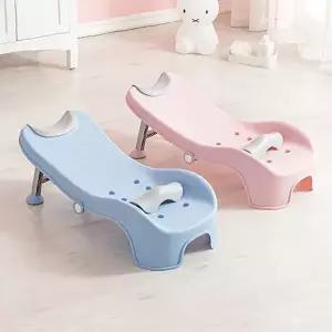 유아 목욕 의자 접이식 샴푸 린스 보조 용품 아기 머리 감기 편한 각도 조절 가능