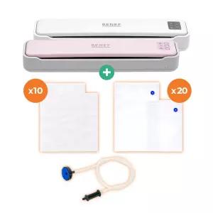 베네프 국내산 가정용 진공포장기+진공비닐 10장+지퍼백 20장+커넥터