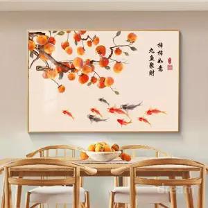 중식당벽면인테리어 식당 샤브샤브집 그림 벽화