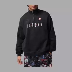 나이키 NIKE 조던 플라이트 남성 그래픽 플리스 1/4 IF1816-010