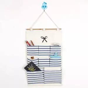 [골드스마일]벽걸이 원단 수납포켓 정리함