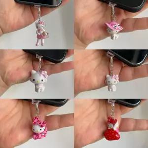 헬로키티 미니 피규어 참 키링 세트 귀여운 캐릭터 장식 키홀더