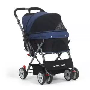 피카노리 강아지 유모차 고양이 캐리어 다견용 개모차 디럭스 방수 소재