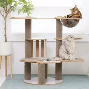 피카노리 고양이 캣타워 스크래쳐 기둥 라이징 캣폴 해먹