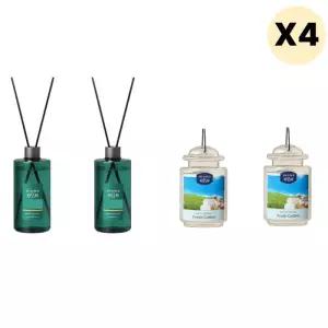 양키캔들 2개 + 에어프레셔너 2개 선물 X4세트